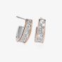 Clogau Cariad Sparkle Half Hoop Earrings 3SCCBE01