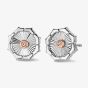 Clogau Silver & 9ct Rose Gold Nos Da Stud Earrings 3SNDA0719