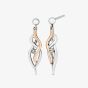 Clogau Natures Wonder Sterling Silver Topaz Waterfall Drop Earrings 3SSWF898
