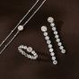 Clogau Celebration Silver White Topaz Tennis Ring 3SCLC0797