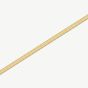 D.Louise Yellow Gold Tone Plated Stainless Steel Herringbone Essentials Bracelet GB-006