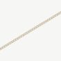 D.Louise Yellow Gold Tone Plated Stainless Steel Cubic Zirconia Tennis Bracelet GB-043
