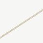 D.Louise Yellow Gold Tone Plated Stainless Steel Crystal Luxe Tennis Bracelet SKB-027
