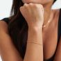 D.Louise Yellow Gold Tone Plated Stainless Steel Single Dainty Bracelet GB-013