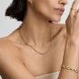 D.Louise Yellow Gold Tone Plated Stainless Steel Paperclip Chain GN-010