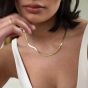 D.Louise Yellow Gold Tone Plated Stainless Steel Snake Chain GN-004