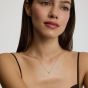 D.Louise Yellow Gold Tone Plated Stainless Steel Mini Heart Pendant THN-61