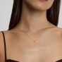 D.Louise Yellow Gold Tone Plated Stainless Steel Mini Heart Pendant THN-61