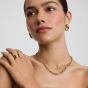 D.Louise Yellow Gold Tone Plated Stainless Steel Eternal Link Chain NAN-06