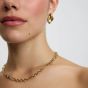 D.Louise Yellow Gold Tone Plated Stainless Steel Eternal Link Chain NAN-06