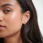 D.Louise 14ct Yellow Gold Plated Stainless Steel Essential Extra Small Hoop Earrings GE-067
