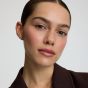 D.Louise Yellow Gold Tone Plated Stainless Steel Knot Stud Earrings YBE-14