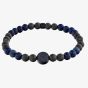 Tommy Hilfiger Mens TH85 Blue Beaded Bracelet 2790626