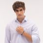 Tommy Hilfiger Printed Cord Blue Leather 19cm Bracelet 2790702