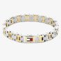 Tommy Hilfiger H-Link Two Tone Stainless Steel Bracelet 2790683