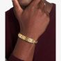 Tommy Hilfiger Oxford Yellow Gold Tone Plated Stainless Steel ID Bar Link Bracelet 2790733