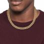 Tommy Hilfiger Wild Mens Gold Plated Chain Necklace 2790615