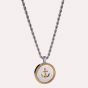 Tommy Hilfiger Nautical Two Tone 22 Inch Rope Chain Pendant Necklace 2790690