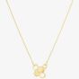 Yellow Gold Plated Large Bee Necklace BFL2-YGP