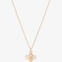 Rose Gold Plated Cubic Zirconia Large Bee Pendant Necklace BPL1-RGP-CZ