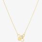 9ct Yellow Gold Diamond Large Bee Necklace BFL1-9YG-D