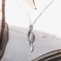 Kit Heath Sterling Silver Entwine Twine Twist Pave Cubic Zirconia Necklace 90225CZ