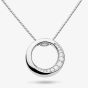 Kit Heath Sterling Silver Bevel Cirque Pave Cubic Zirconia Necklace 9152CZ