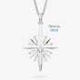 Kit Heath Silver Celeste North Starburst Necklace 90457CZ