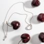 Kit Heath Silver Love Heart Outline Pendant 90533RP