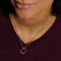 Kit Heath Silver Love Heart Outline Pendant 90533RP