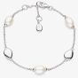Kit Heath Sterling Silver Coast Pebble Pearl Bracelet 70183FP