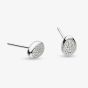 Kit Heath Sterling Silver Coast Pebbles Glisten Cubic Zirconia Pavé Stud Earrings 30188CZ