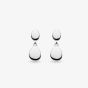 Kit Heath Sterling Silver Coast Pebble Twin Droplet Earrings 60186RP