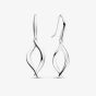 Kit Heath Sterling Silver Entwine Twine Twist Link Drop Earrings 60230RP
