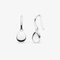 Kit Heath Sterling Silver Coast Pebbles Droplet Drop Earrings 60185RP