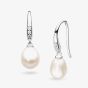 Kit Heath Silver Revival Classic Pearl Glitz Drop Earrings 50425FPC