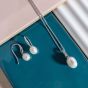 Kit Heath Silver Revival Classic Pearl Glitz Drop Earrings 50425FPC