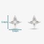Kit Heath Celeste Astoria Starburst Cubic Zirconia Mini Star Stud Earrings 30410CZ