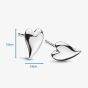 Kit Heath Desire Kiss Mini Heart Stud Earrings 40BK