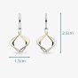 Kit Heath Alicia Golden Petite Drop Earrings 60018GRP