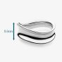Kit Heath Serenity Chunky Wave Ring 21183RP