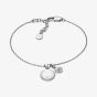 Emporio Armani Silver Tone Coin Pendant Bracelet EGS3276040