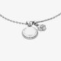 Emporio Armani Silver Tone Coin Pendant Bracelet EGS3276040