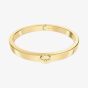 Emporio Armani Yellow Gold Tone Plated Stainless Steel Eagle Logo Bangle EGS3435710