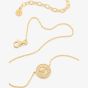 Emporio Armani Gold Tone Round Logo Coin Necklace EG3628710
