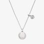 Emporio Armani Silver Tone Coin Pendant Necklace EGS3275040