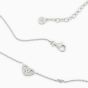 Emporio Armani Sterling Silver & Cubic Zirconia Heart Chain EG3646040