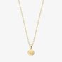 Emporio Armani Yellow Gold Tone Plated Stainless Steel Eagle Logo Pendant EGS3434710