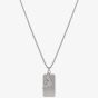 Emporio Armani Mens Stainless Steel Logo Dog Tag Necklace EGS3167040