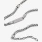 Emporio Armani Mens Stainless Steel ID Tag Chain Necklace EGS3182040